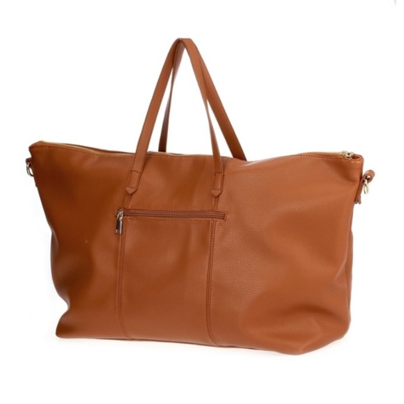 MEGHAN WEEKENDER BAG - COGNAC - Picture 3 of 8